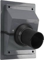 HVAC Wall Penetration Line-Set Cover Plate Split System Adjustable