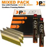 2080 xMixed Pack FramingNails 2xF/C Paslode im350 im350+Hitachi(500 each size)99