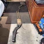 BMW E60E61 5 FULL STAINLESS STEEL genuine CAT BACK EXHAUST SYSTEM  