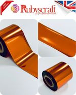 Copper - 25mm Hot Foil For Embossing, Stamping & Blocking - 5 Metres on Card