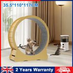 Wooden Cat Exercise Wheel Large Cat Treadmill Wheel for Indoor Cats 52 Ljuvddjbp
