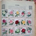 Very Fine Full Set USED P R China 1964 S61 Peony 4f - 52f Stamps Sc#767-781