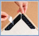 12 x Rug Gripper Anti Slip Tape – Washable Reusable Pads for Carpet & Rugs
