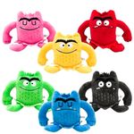 6 Pcs The Colour Emotional Monsters- Soft Plush Toy Gift Stuffed Animal for Kids