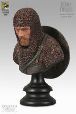 HOODED ROHIRRIM SOLDIER BUST - LORD OF THE RINGS - SIDESHOW WETA - #/1000