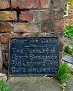 CAST IRON SIGN ORIGINAL GWR  RIGHTS OF WAY ACT 1932 41.5 cms  X 32 cms