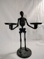 Halloween Metal Skeleton Candelabra Candle Holder Home Decor