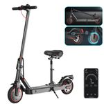 Electric Scooter with Seat Adult Folding E-Scooter 350W Long Range Fast Speed UK