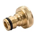 Brass Tap Connector Adaptor Universal Garden Tools Water Fit Hose Pipe Outdoor