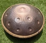 Tetra Bronze | Handpan 14 Notes | 432Hz | Stainless Steel | Triple Ding | D KURD