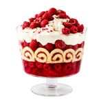 Trifle Bowl Footed Glass Stem 2L Dessert Dish Serving Fruit Bowl Gateaux Salads