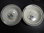 2 Vintage Royal Doulton Hilltop Cereal Bowls/Desert Bowls 19cm