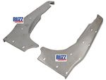 Lambretta Series 3 Rear Footboards in Oiled Bare Metal 006764