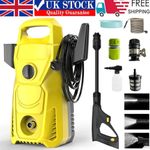 Electric High Power Pressure Washer 1400W Jet Wash Car Cleaner Patio Garden UK