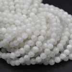 Rainbow Moonstone Round Beads - 4mm 6mm 8mm 10mm - 14", for Jewellery Making