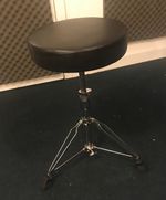 Adjustable Drum Throne/Stool - 12.5 inch wide - Double Braced with memory lock