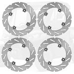 Front Rear Brake Discs Rotors For Can-Am Defender Max Commander 1000R Traxter