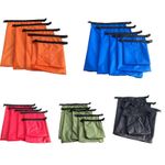 5Pcs Waterproof Dry Bag Set Outdoor Camping Hiking Kayak Swim Storage Sacks UK