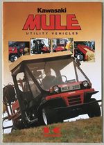 KAWASAKI MULE UTILITY VEHICLES Sales Brochure UNDATED #99985-4900-04 2500 Series