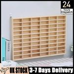 Wooden Model Display Cabinet for Wheels Diecast Car Matchbox Storage Case UK