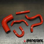 ASTRA ZAFIRA SILICONE BREATHER HOSE KIT - Z20 LET LEH VXR GSI SRI TURBO - RED