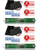 Dummy Alarm Universal Twin Flashing LED KITs 4Yr Battery Life 2 Pack /RRP £29.99