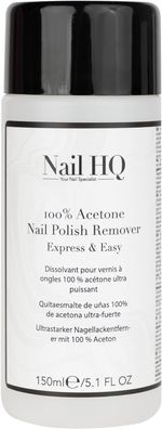 Nail HQ 100% Acetone Nail Polish Remover,150ml,Express & Easy,Free Delivery 🚚