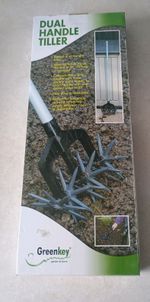 Rotary Tiller Ergonomic Rotary Cultivator with 6 Star Wheel Labor-Saving 