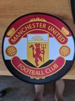 Manchester United Sew On Patch 15cm Circle.