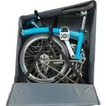 Brompton Travel Bag V2 With 4 Rollers Black Padded Cycling