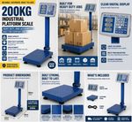 200KG Industrial Platform Scale Heavy Duty Weighing Warehouse Pallets Logistics