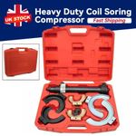 Fork Strut Coil Clamp Spring Compressor Macpherson Tool Set Kit Auto Garage Set