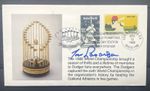 Dodgers’89 OpeningDay PM Cachet Celebrating ‘88 World Champs.LaSorda Signed. SGC