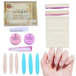 Nail Care Set Japanese Powder Manicure Set For Lasting Shine & Strength