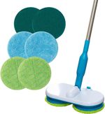 High Street TV Floating Mop - Cordless & Rechargeable - 100RPM Dual-Contra Rotat