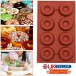 Silicone Donut Doughnut Muffin Soap Mould Ice Tray Baking Mold Cake Pan Maker UK
