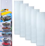 5 Pcs Diecast Display Case for Hot-Wheels Match-Box,Toy Car Storage Organizer,Co