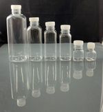 Square Tamper Evident Bottles with Caps 50ml-1000ml sizes Clear Plastic