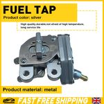 Silver Leak-Proof Fuel Tank Tap Valve Petcock For Kawasaki ER-5 ER500 1996-2007