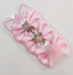 3pcs Dog Puppy  Hair Bows Clips Pet Grooming Pink  Handmade UK Princess Style