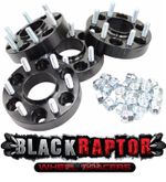 Black Raptor Navara 2005 on 30mm Wheel Spacers Fits Nissan D40