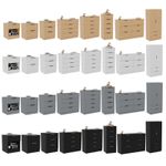 Vida Designs Trega Chest of Drawers, Wardrobe, Bedroom Furniture Storage Cabinet