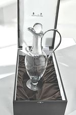 Sterling Silver & Crystal Claret Jug By Mappin & Webb, Original Box,Unused 1064g