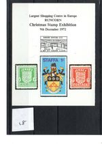 Stamp Show Souvenirs etc (18) 1972 - Christmas Stamp Exhibition - Runcorn 