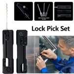 New Grav Pick Set Professional Key Repair Tool Compact Portable Rake Pick Clock