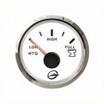 Marine Tank Level Gauge Three-Segment Scale Flush Mount Gauge