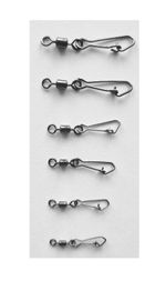 Snap Link Hook Rolling Swivel Carp Pike Coarse and Sea Fishing Size 4 5 6 7 8 10