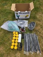 The Paceman Cricket Bowling Machine 176 with 12 balls parts only