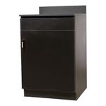 Oak Street Mfg M8210BLK 24 in Black Wait Station