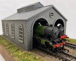 OO Gauge Engine Shed 2 Road Loco Shed - 1:76 Model Railway Building - Steam Era